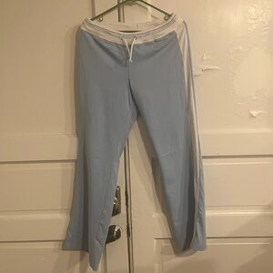 Foot Locker Blue track pants with white piping